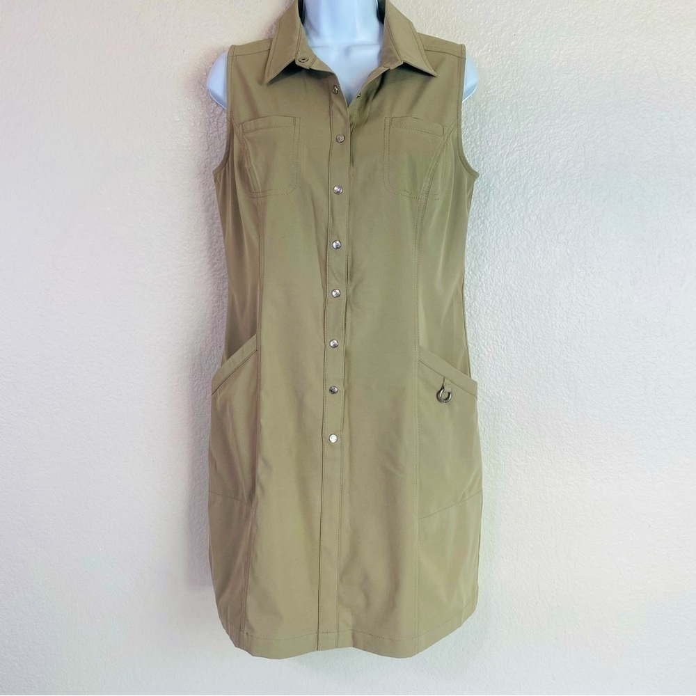 Daily Sports Khaki Athletic Golf Dress Size M